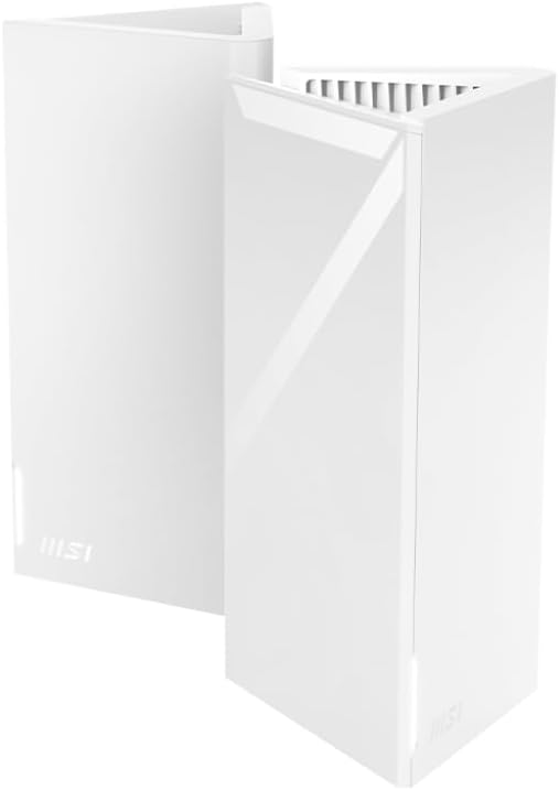 MSI Roamii BE Lite Mesh System - 2 Pack (WiFi 7, BE 5000, Up to 5,800 sq.ft. of Coverage, Supporting 120+ Devices, 2.5Gbps Ethernet Port, MU-MIMO MLO)