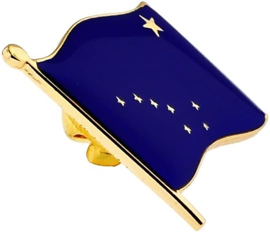 PinMart US State Flag Enamel Lapel Pin