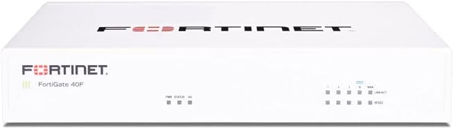 FortiGate-40F Firewall Appliance - 5 Gigabit Ethernet RJ45 Ports, Ideal for Small Businesses (Appliance Only, No Subscription) (FG-40F)