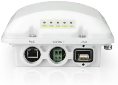 Ruckus T350C Outdoor WiFi 6 Access Point 9U1-T350-US20, Dual-Band 2.4/5GHz, Gigabit Ethernet PoE, 2x2 MIMO, Weatherproof AP, 1GbE RJ45 Port, Cloud Care Pre-Configured Bundle Eligible