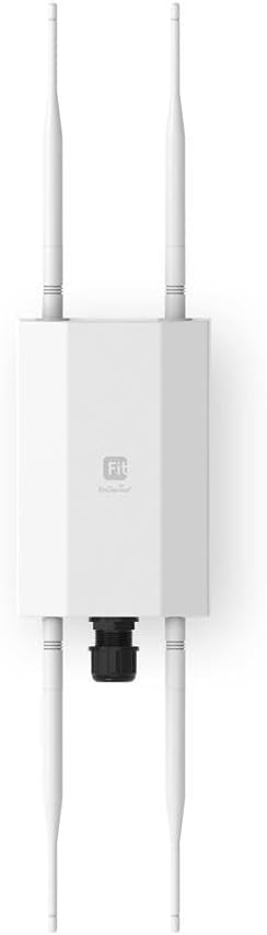 EnGenius Fit EWS850-FIT Outdoor Wi-Fi 6 Access Point – Dual-Band 11ax 2x2, 1.8Gbps Speed, IP67 Weatherproof, 2.5GbE PoE+ Port, 802.3af/48V PoE, Cloud or Local Managed for SMB Networks