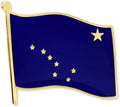 PinMart US State Flag Enamel Lapel Pin