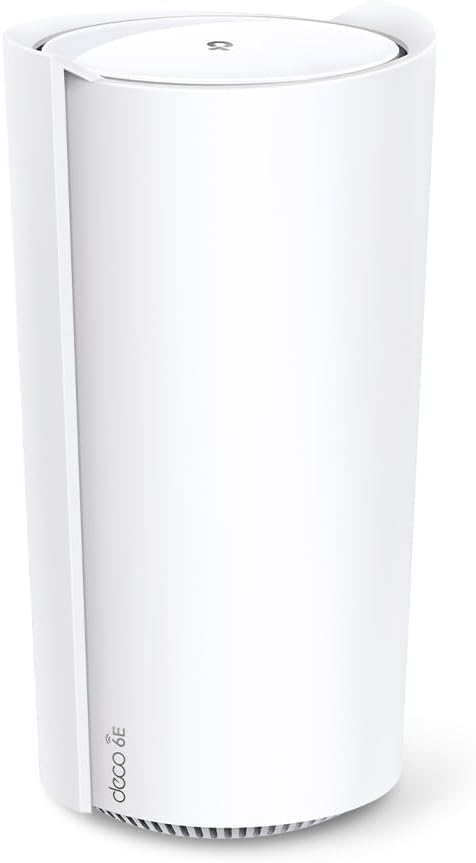 TP-Link Deco Mesh WiFi AXE11000 Tri-Band WiFi 6E Mesh Network System(Deco XE200) - Replaces Wireless Internet Router and Extender, 10Gbps Ethernet Port, Compatible with Alexa, 2-Pack, White (Renewed)