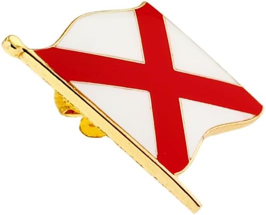 PinMart US State Flag Enamel Lapel Pin