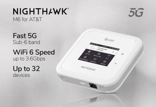 NETGEAR - Nighthawk M6 5G Mobile Hotspot MR6110