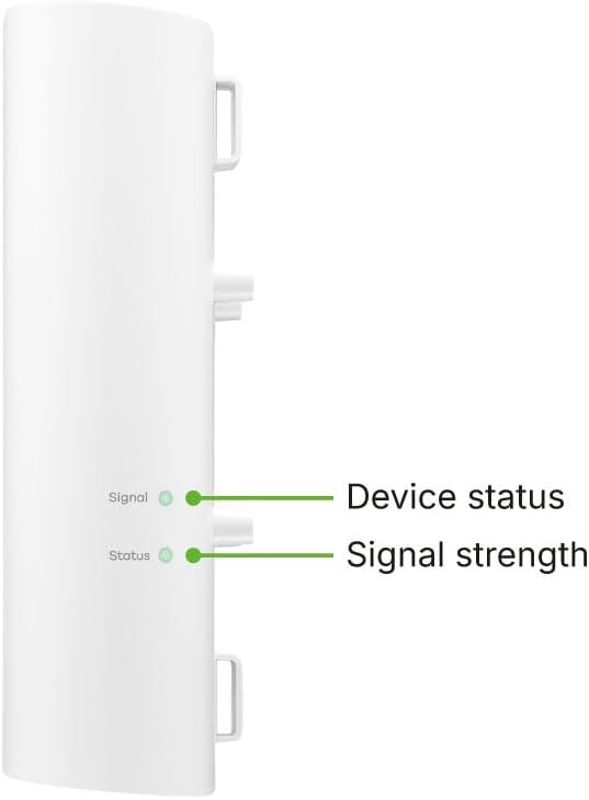Zyxel 5G Router Outdoor IP55 Protection | High Speed 7 Gbps | 2.5GbE PoE LAN | Nebula Cloud Managed | Desk, Wall, Window or Pole Mount | Weather Resistant [FWA70]