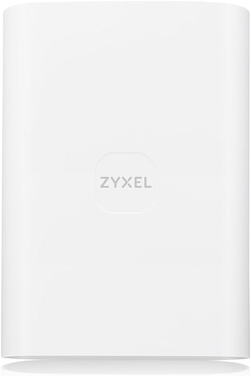 Zyxel 5G Router Outdoor IP55 Protection | High Speed 7 Gbps | 2.5GbE PoE LAN | Nebula Cloud Managed | Desk, Wall, Window or Pole Mount | Weather Resistant [FWA70]