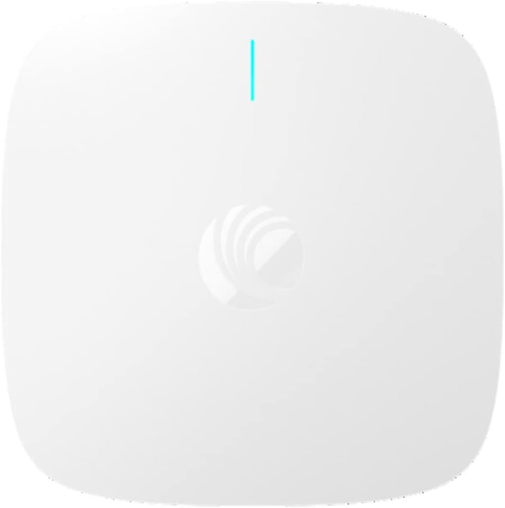 Cambium Networks XE3-4 Indoor Tri-Radio Wi-Fi 6/6E Access Point - 802.11ax 2x2/4x4 5GHz/6 GHz, Omnidirectional Antenna, 2.5 GbE + 1 GbE Ethernet, Cloud MGMT, 6.6 Gbps Data Rate, High Capacity (CA)