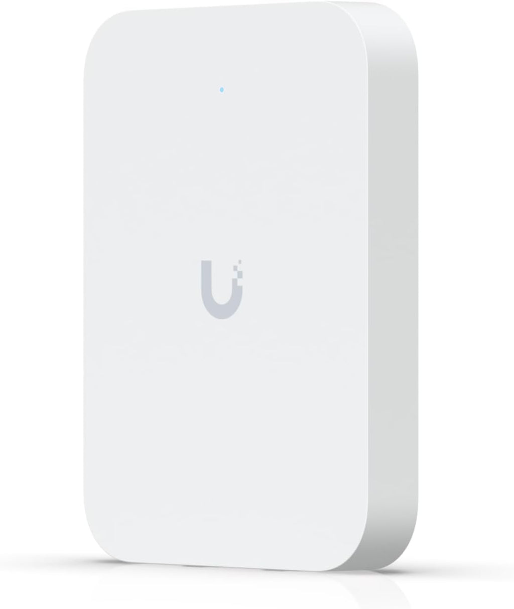 U7‑IW in‑Wall Access Point WiFi 7 – US Version, 2.5 GbE PoE Switch | Bundled with QALYNX 3ft Slim Cat6A Patch Cable (28 AWG)