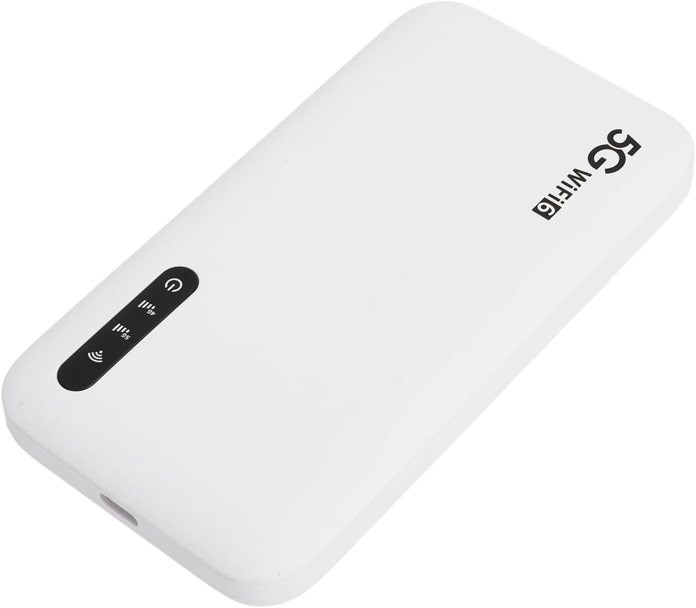 5G WiFi Mobile Hotspot, 2.4GHz and 5.8GHz Portable WiFi Device for Travel, Supports SIM Card Slot & 16 Devices, IP67 6100mAh Rechargeable WiFi 6 5G Router Easy to Setup