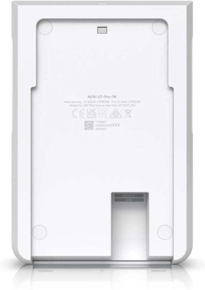 U7-PRO-Wall – UniFi High Capacity Wall-Mount WiFi 7 Access Point, White