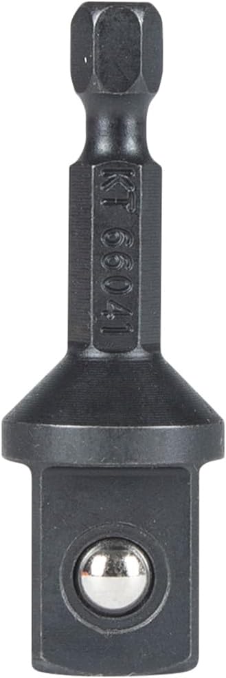 Klein Tools 66040 2-in-1 Impact Socket Set, 5-Piece Tool Set with 12-Point Deep Sockets with 1/2-Inch Drive, Includes Tool Case