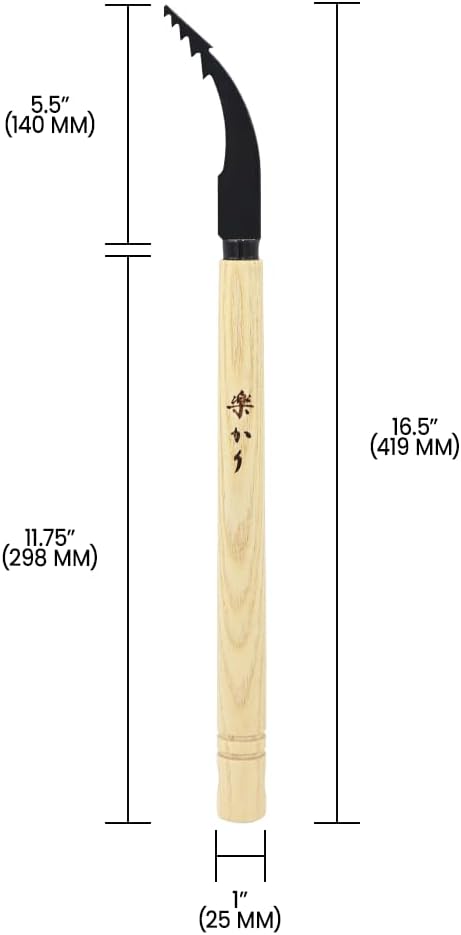 Zenport K211 High Japanese-Style Crevice Weeding Tool, 5.5 Inch High Carbon Steel Blade, Beige - 12 Pack