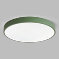 Simple Macaron LED Ceiling Lamp Ultra-Thin Recessed Thin Flat Ceiling Light Modern Flush Mount Lighting Ceiling Light Fixture for Living Room Bedroom Dining Room Kitchen Study Room(Green,60cm)