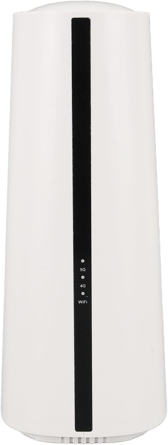 Generic Gigabit Router, High Speed Transfer Minimalist Super HD Streaming Video Wireless Internet Router Effective Heat Dissipation 5G Cellular Network Access for Home (US Plug)