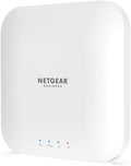 NETGEAR Wireless Desktop Access Point (WAX214PA) - WiFi 6 Dual-Band AX1800 Speed | 1 x 1G Ethernet PoE Port | 802.11ax | WPA3 Security | Up to 4 Separate SSID Networks | with Power Adapter