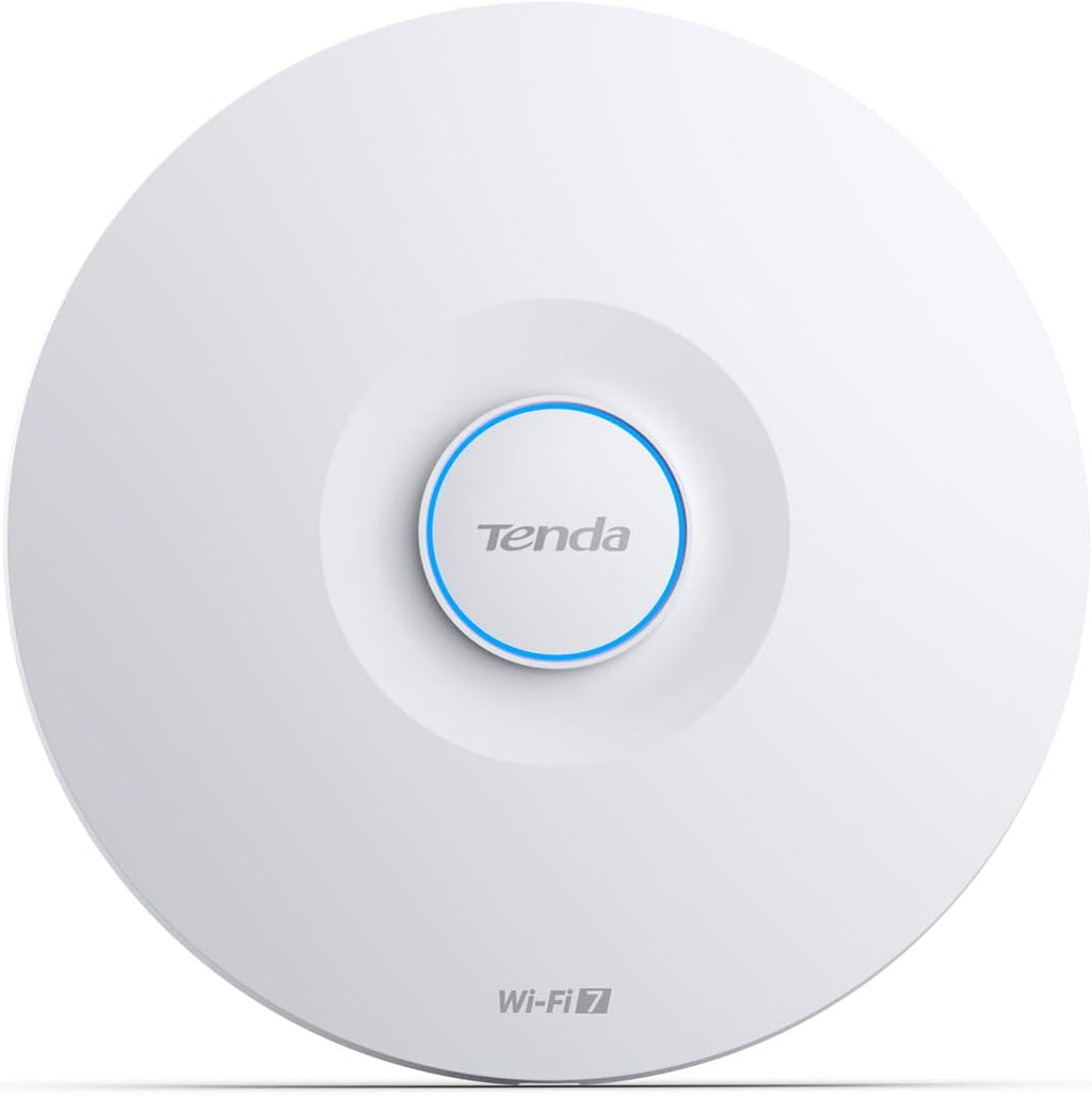Tenda BE5010 WiFi 7 Wireless Access Point | Ceiling Mount Access Point for Future-Proof Business Network | 2.5G PoE+ Port | DC Adapter Included | Cloud Managed | WPA3 | VLAN | Seamless Roaming (i36)