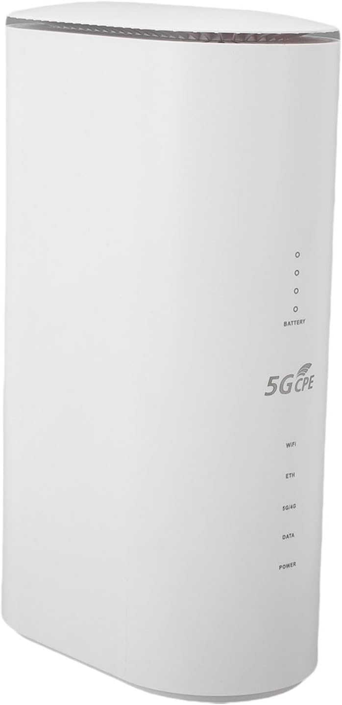 Fabater 5G CPE Router, WiFi 6 Dual Band 1201 Mbps 5 GHz & 574 Mbps 2.4 GHz, 4x4 MIMO 5G Antenna with SIM Card Slot for 32 Devices, for Home Office Indoor Wireless Internet (US)