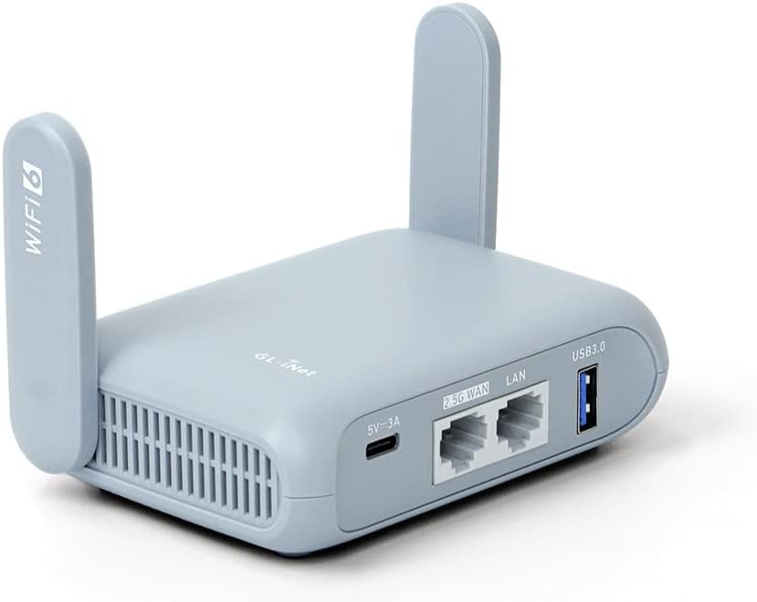 GL.iNet GL-BE6500 (Flint 3e) WiFi 7 Router & GL.iNet GL-MT3000 (Beryl AX) Portable Travel Router