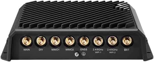 Cradlepoint R1900 Cat 20 Router (5G Modem) with Wi-Fi | MB03-19005GB-GA | 3-Year NetCloud Mobile Essentials Plan | No AC Power Supply or Antennas | Global