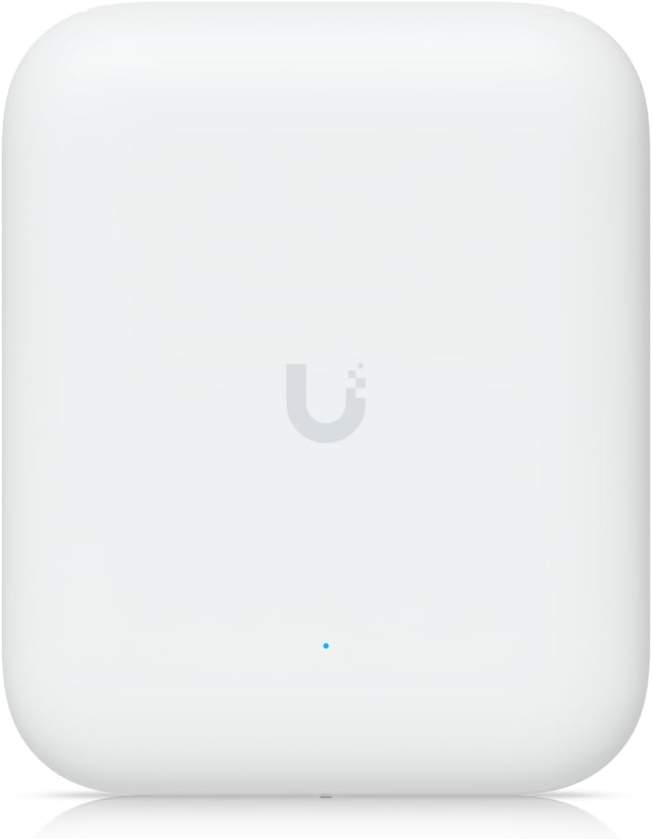 U7-Pro Outdoor Tri-Band Wi-Fi 7 AP - 2.5 GbE PoE+ Uplink - IP67 Weatherproof - US Version | Bundle with QALYNX 3ft Slim Cat6A Patch Cable (28 AWG)