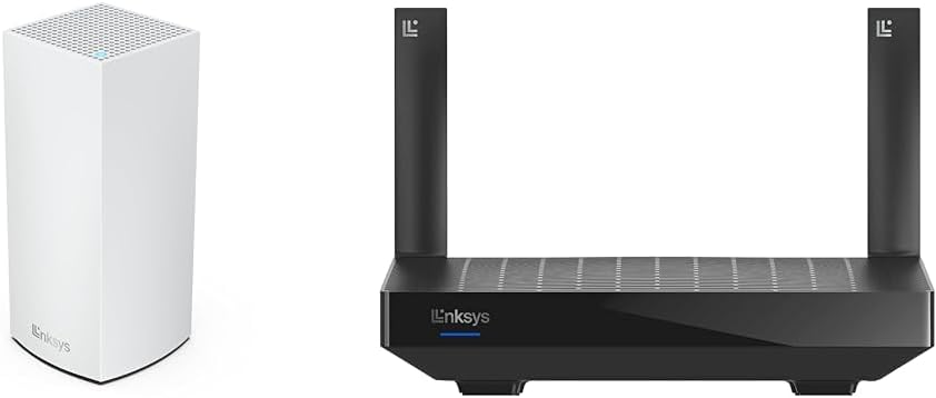 Linksys Atlas WiFi 6 Router Home WiFi Mesh System, Dual-Band & Hydra Pro 6 Mesh WiFi 6 Router - WiFi Extender Replacement - MR5500-AMZ - Mesh WiFi Router for Wireless Internet - WiFi Mesh Wireless