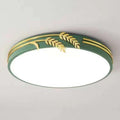 Modern Thin Flat Ceiling Lamp Flush Mount Lighting Ceiling Light LED Macaron Home Office Ceiling Light Fixture for Living Room Bedroom Dining Room Kitchen Study Room Corridor(Green,30cm)