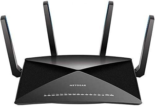 NETGEAR Nighthawk X10 R8900 Smart WiFi Router Ultimate AD7000 For 4K Streaming & VR Gaming with 802.11ac/802.11ad Plus 6 x Gigabit Ports (Renewed), Black