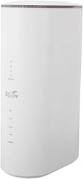 PUSOKEI 5G CPE Router with SIM Card Slot, WiFi 6 Router - 2.4G/5.8G Dual Band Wireless Internet, Built in 8 High Gain 4x4 MIMO Antennas, Connect to 32 Devices, for Home Office (White)