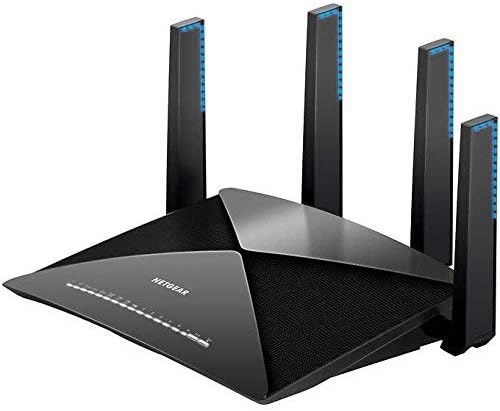 NETGEAR Nighthawk X10 R8900 Smart WiFi Router Ultimate AD7000 For 4K Streaming & VR Gaming with 802.11ac/802.11ad Plus 6 x Gigabit Ports (Renewed), Black