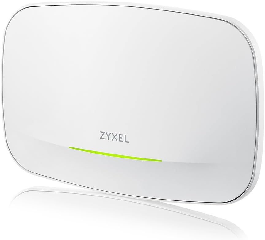 Zyxel BE6500 WiFi 7 Dual-Radio Access Point, Dual-Optimized Antenna, Manageable via Nebula Web/App, On-Premises Controller, or Device's Local Interface [WBE510D]