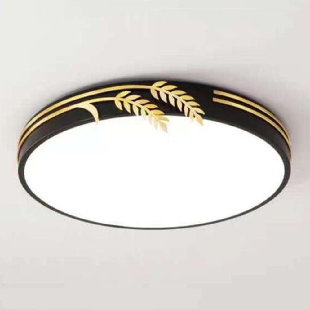 Modern Thin Flat Ceiling Lamp Flush Mount Lighting Ceiling Light LED Macaron Home Office Ceiling Light Fixture for Living Room Bedroom Dining Room Kitchen Study Room Corridor(Dark,40cm)