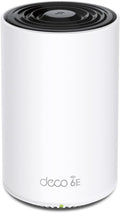TP-Link Deco XE75 Pro AXE5400 Tri-Band WiFi 6E Mesh Router - 2.5G WAN/LAN Port, 2 x Gigabit LAN Ports, Covers up to 2900 Sq.Ft, Replaces WiFi Router and Extender, AI-Driven Mesh, 6GHz Band, 1-Pack