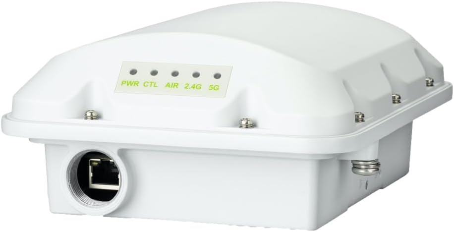 Ruckus T350C Outdoor WiFi 6 Access Point 9U1-T350-US20, Dual-Band 2.4/5GHz, Gigabit Ethernet PoE, 2x2 MIMO, Weatherproof AP, 1GbE RJ45 Port, Cloud Care Pre-Configured Bundle Eligible