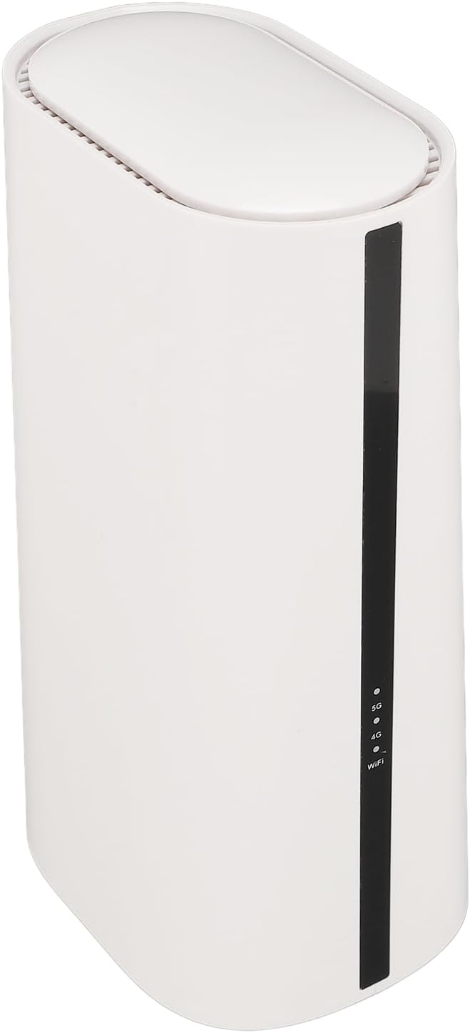Generic Gigabit Router, High Speed Transfer Minimalist Super HD Streaming Video Wireless Internet Router Effective Heat Dissipation 5G Cellular Network Access for Home (US Plug)