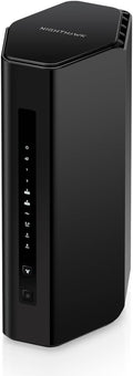 NETGEAR Nighthawk Tri-Band WiFi 7 Router (RS300) - Router Only, BE9300 Wireless Speed (up to 9.3 Gbps) - Covers up to 2,500 sq. ft., 100 Devices - Universally Compatible with ISPs - Free Expert Help