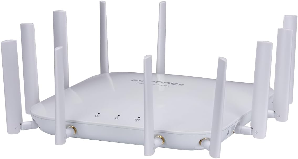 Fortinet FortiAP 443K | 4x4 Wi-Fi 7 Wireless Access Point - Tri-Band, External Antennas, 2X 10G Ethernet Ports (FAP-443K-A)