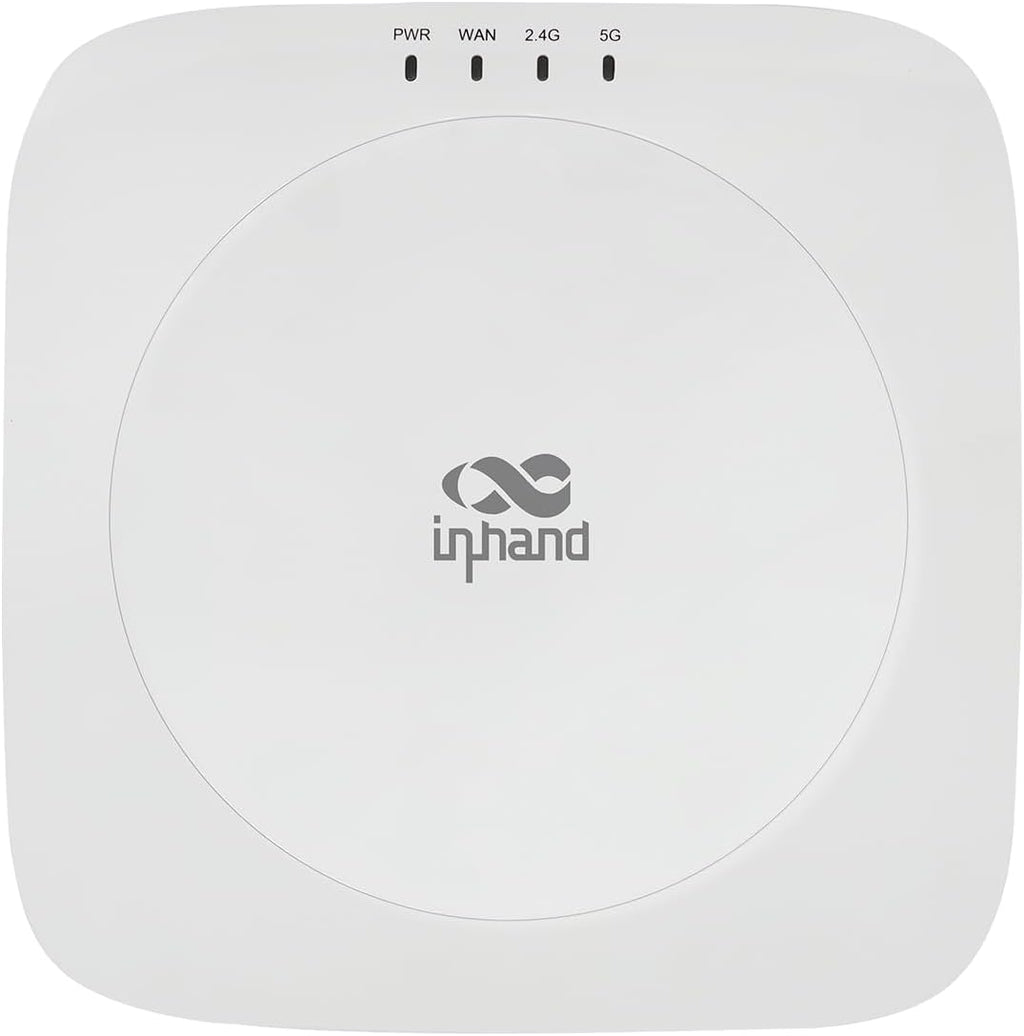 InHand Networks EAP600 Wi-Fi 6 Access Point (AX3000) - Cloud-Managed Enterprise Wireless AP for High Density, Dual-Band 802.11ax, Seamless Mesh for Business, Retail & Hotel, PoE Powered