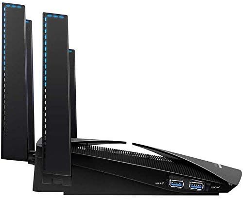 NETGEAR Nighthawk X10 R8900 Smart WiFi Router Ultimate AD7000 For 4K Streaming & VR Gaming with 802.11ac/802.11ad Plus 6 x Gigabit Ports (Renewed), Black