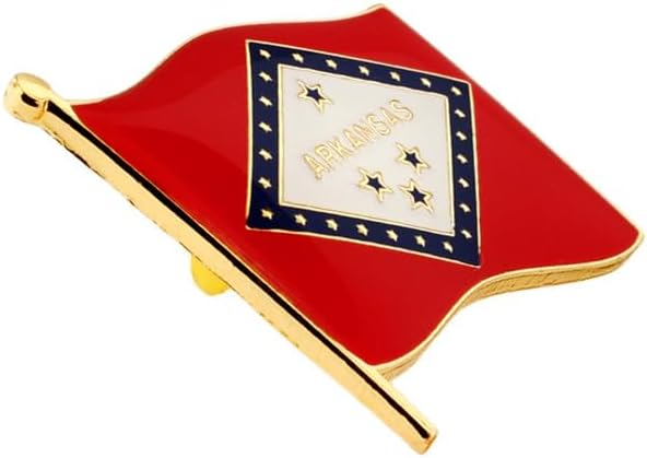PinMart US State Flag Enamel Lapel Pin