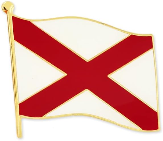 PinMart US State Flag Enamel Lapel Pin