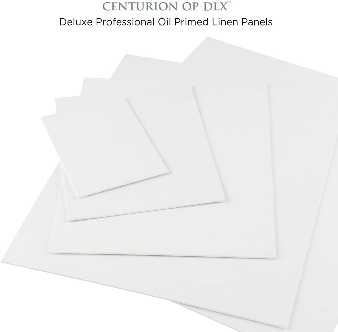 Centurion Deluxe Oil Primed Linen Panel 10'x10' 18 Panels - Art Supplies for Oil & Alkyd Paintings, Professional Canvas Replacement, Acid-Free Medium Texture, Rigid MDF Painting Boards