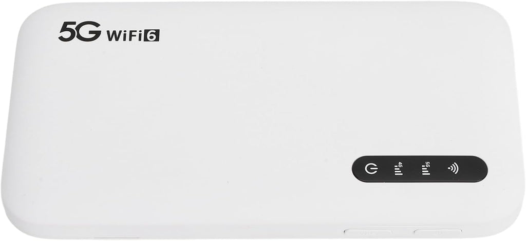 5G WiFi Mobile Hotspot, 2.4GHz and 5.8GHz Portable WiFi Device for Travel, Supports SIM Card Slot & 16 Devices, IP67 6100mAh Rechargeable WiFi 6 5G Router Easy to Setup