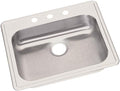 Elkay GE125213 Dayton Single Bowl Drop-in Stainless Steel Sink