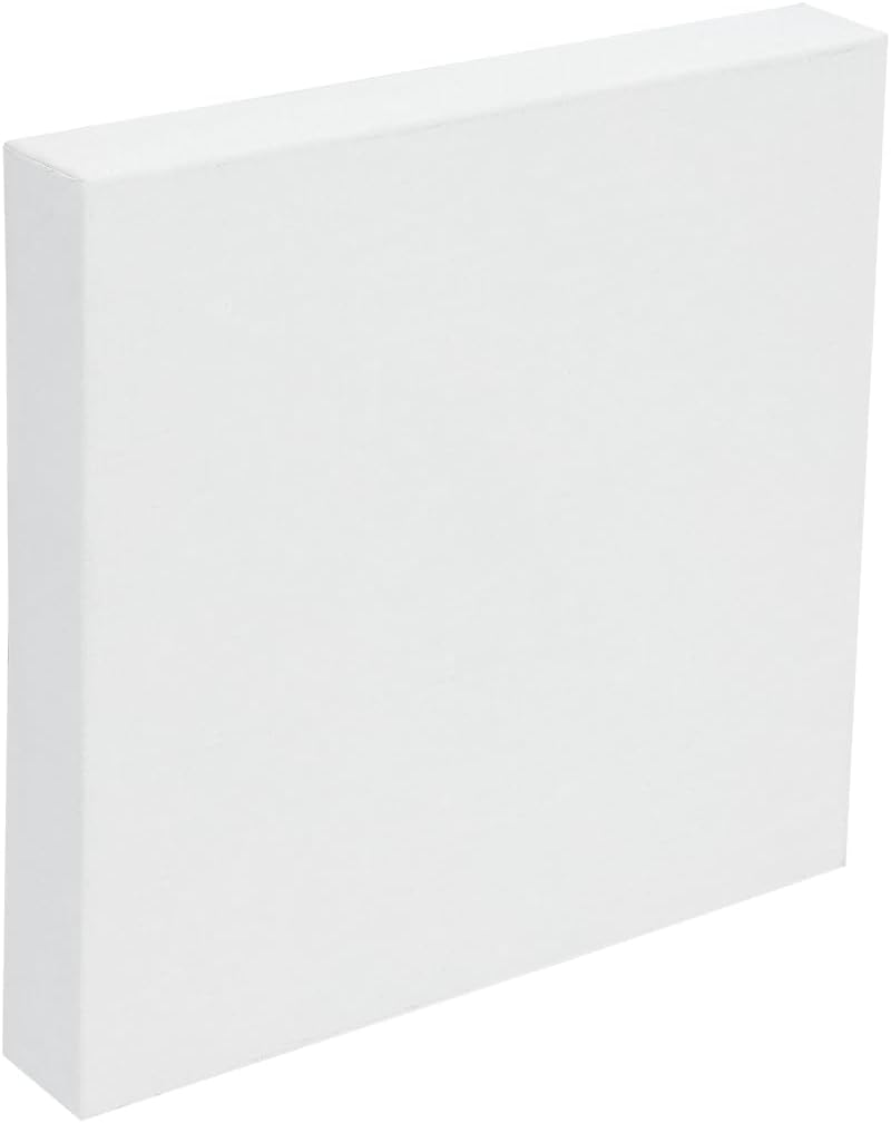 Centurion DLX Acrylic Primed Linen Stretched Canvases - 1.5' Deep Acrylic Primed Linen Canvas for Artists, Acrylics, Painting, Professionals, & More! - [3 Pack - 20x20]