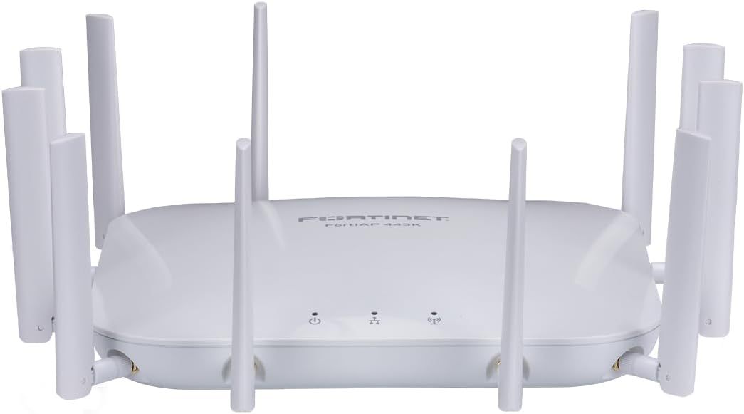 Fortinet FortiAP 443K | 4x4 Wi-Fi 7 Wireless Access Point - Tri-Band, External Antennas, 2X 10G Ethernet Ports (FAP-443K-A)