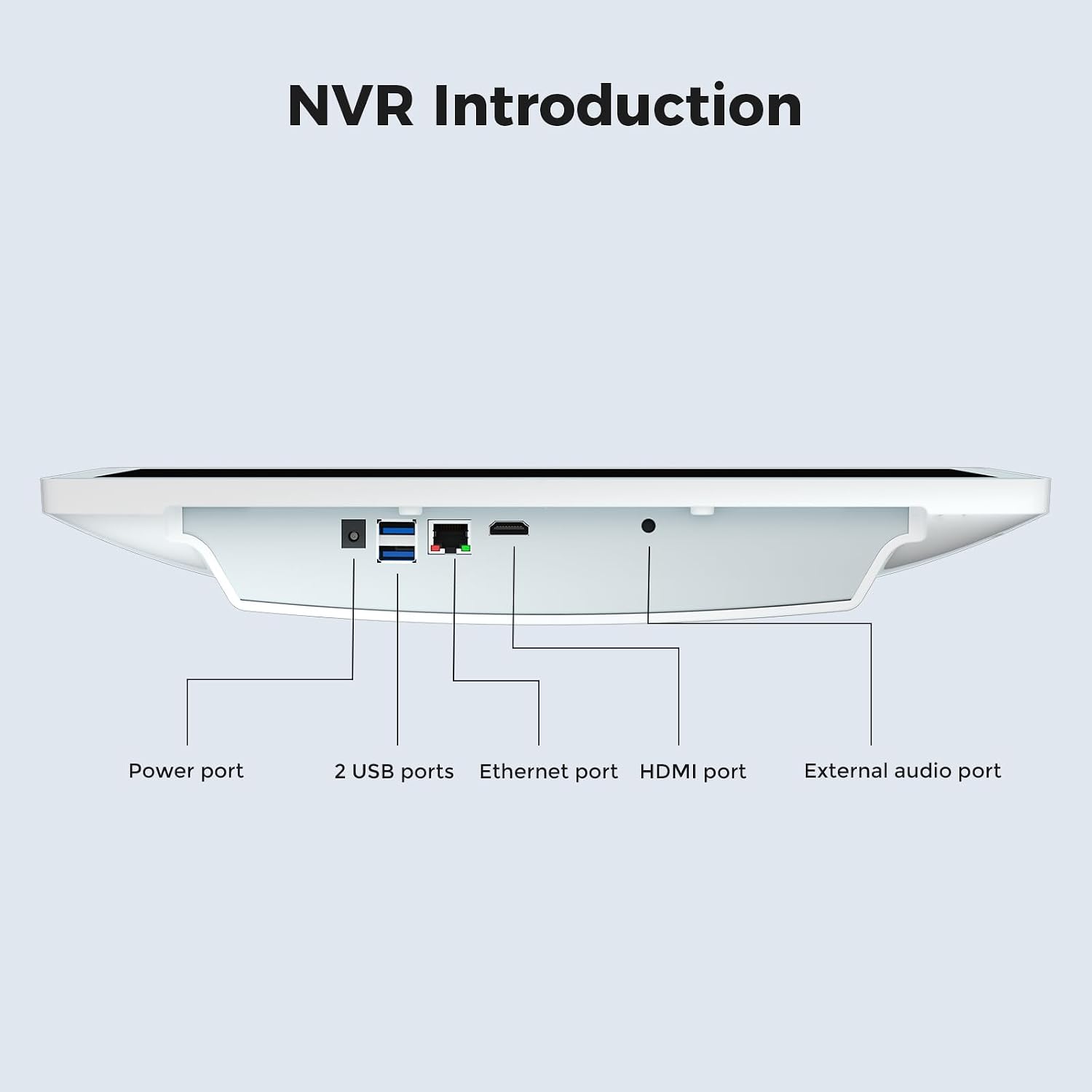 【No HDD】 15'' LCD Wireless WiFi NVR 16 Channels Network Video Recorder, Built-in WiFi Router and Speaker, Supports up to 6TB HDD, Work with Hiseeu Wireless Camera, 24/7 Record