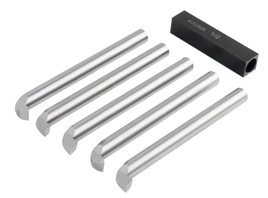 Accusize Industrial Tools 1/2 inch 6 pcs H.S.S. Internal Threading and Boring Tool Set, 2663-2004