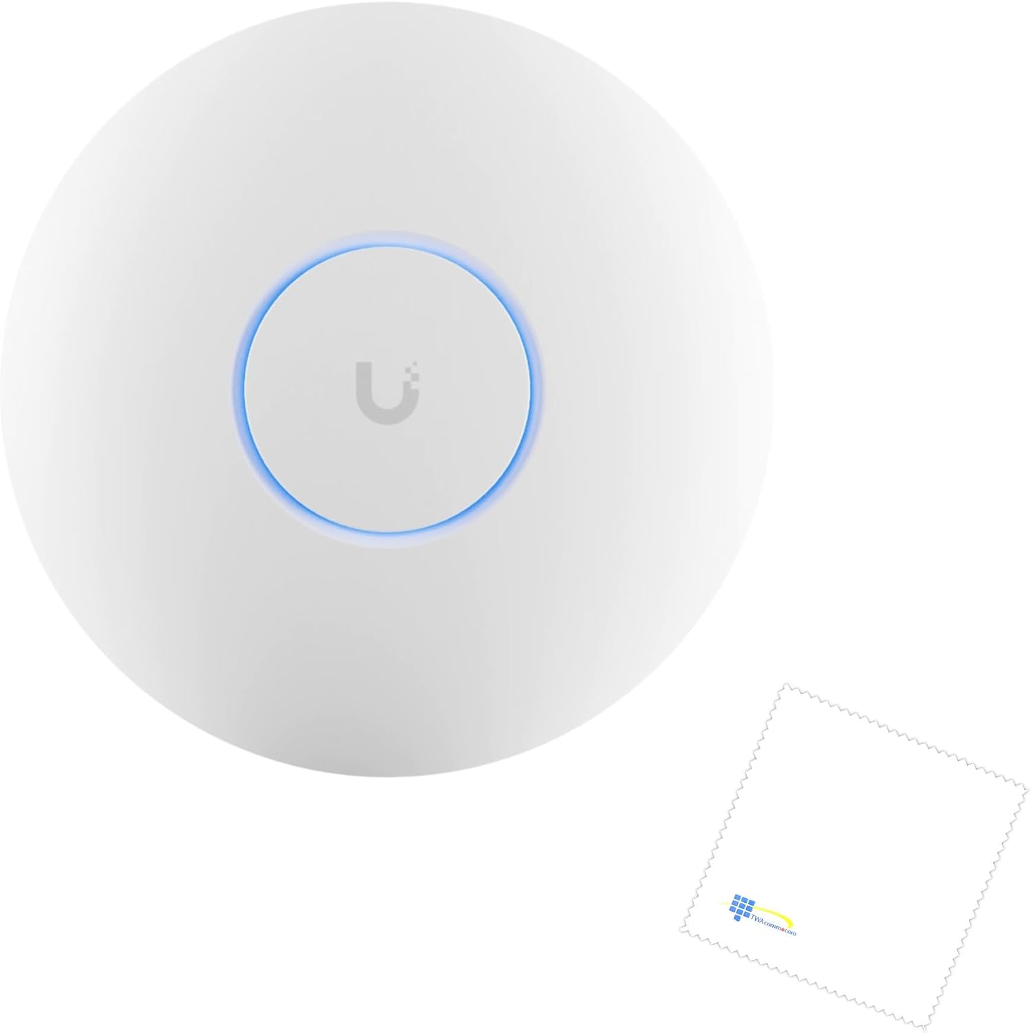 TWA Bundle of U7 Pro Ceiling-Mount WiFi 7 Access with Point 9.3 Gbps Over-The-air Speed and Microfiber Cloth