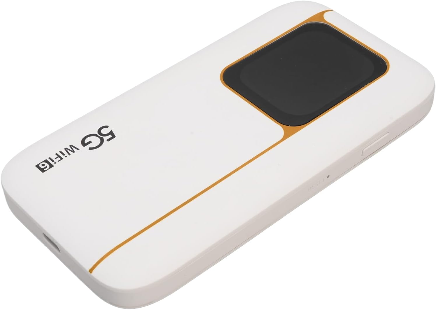 Fast 5G Mobile Hotspot WiFi 6 Router 7100mAh Portable Router IP67 Design Material ABS White 5.35x2.83x0.63in